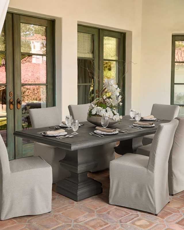Alexandra Urn Base Outdoor Dining Table